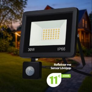 Reflektor me Sensor Lëvizjeje