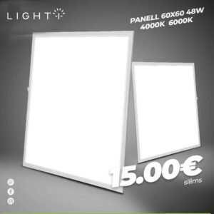 Panella 60x60  4000k  6000k